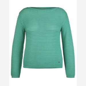 Monary Jade Green Women's Crew Neck Sweater